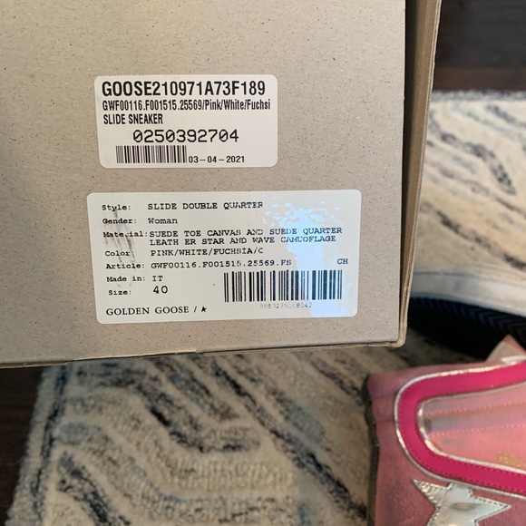 NWT Golden Goose Pink slides private edition - Picture 4 of 6